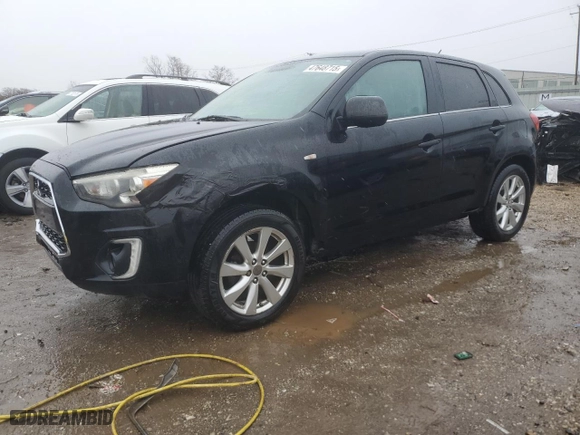 2015 Mitsubishi Outlander Sport SE with VIN 4A4AP4AU5FE059882, listed as a Copart auction lot 47648715 with 103,939 mi miles and Salvage Title. Bid and sale history available at carsss.com. Image 1.