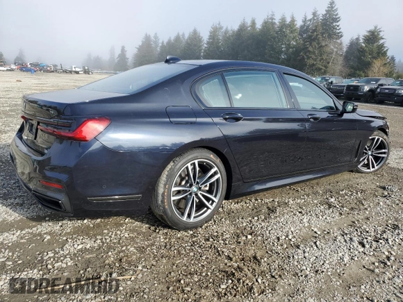 2022 BMW 7 Series 750i xDrive with VIN WBA7U2C07NCH32786, listed as a Copart auction lot 43028005 with 41,686 mi miles and Salvage title. Bid and sale history available at DreamBid. Image 3.