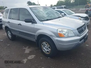 2005 Honda Pilot LX with VIN 2HKYF18165H570678, listed as a IAAI auction lot 42740342 with 172,965 mi miles and . Bid and sale history available at DreamBid. Image 1.
