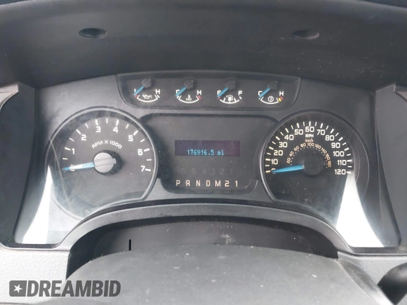 2013 Ford F-150 XL with VIN 1FTEX1CM5DFB69715, listed as a IAAI auction lot 41259318 with 176,916 mi miles. Bid and sale history available at carsss.com. Image 7.
