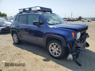 2019 Jeep Renegade Sport with VIN ZACNJAAB5KPK49980, listed as a Copart auction lot 60098805 with Not provided miles and Salvage title. Bid and sale history available at DreamBid. Image 4.