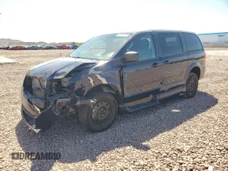2015 Dodge Grand Caravan SE with VIN 2C4RDGBG2FR606297, listed as a Copart auction lot 53870875 with 35,676 mi miles and Salvage Title. Bid and sale history available at DreamBid. Image 1.