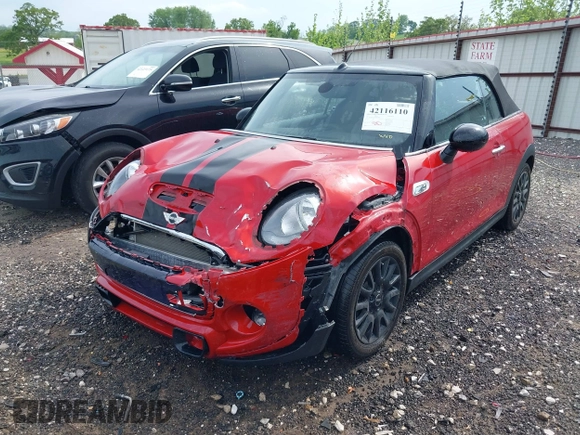 2017 MINI Convertible Cooper S с VIN WMWWG9C34H3C80967, выставлен на аукционе IAAI как лот 42116110 с пробегом 42 878 миль миль и . История ставок и продаж доступна на DreamBid. Изображение 2.