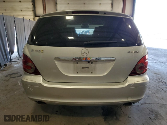 2006 Mercedes-Benz R 3.5L with VIN 4JGCB65E06A024604, listed as a Copart auction lot 78058994 with 197,533 mi miles and Salvage Title. Bid and sale history available at DreamBid. Image 6.
