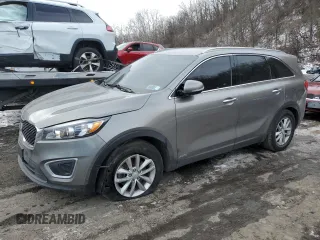 2018 Kia Sorento LX with VIN 5XYPGDA33JG415089, listed as a Copart auction lot 45523775 with 76,613 mi miles and Non Repairable. Bid and sale history available at carsss.com. Image 1.