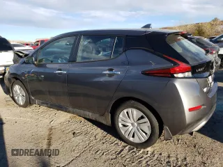 2025 Nissan LEAF S with VIN 1N4AZ1BV3SC561857, listed as a Copart auction lot 81076944 with 4,410 mi miles and Salvage Title. Bid and sale history available at carsss.com. Image 2.