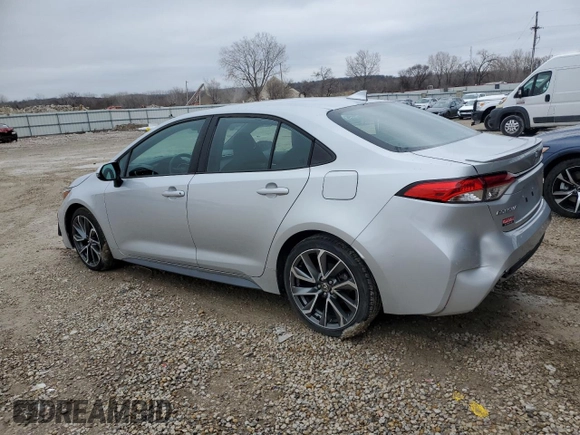 2021 Toyota Corolla SE with VIN 5YFS4MCE7MP065113, listed as a Copart auction lot 86147264 with 51,769 mi miles and Clean Title. Bid and sale history available at carsss.com. Image 2.