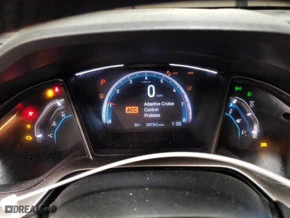 2019 Honda Civic Hatchback EX with VIN SHHFK7H69KU225249, listed as a Copart auction lot 42186405 with 82,362 mi miles and Salvage Title. Bid and sale history available at carsss.com. Image 9.