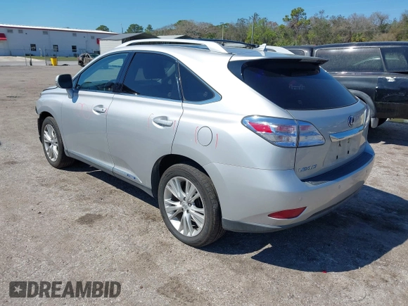 2010 Lexus RX 450h with VIN JTJBC1BAXA2031819, listed as a IAAI auction lot 41684652 with 103,060 mi miles and . Bid and sale history available at DreamBid. Image 3.
