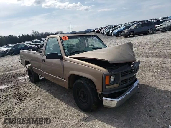 1996 Chevrolet Silverado 1500 with VIN 1GCEC14W6TZ165097, listed as a Copart auction lot 48853555 with 205,981 mi miles and Salvage Title. Bid and sale history available at DreamBid. Image 10.