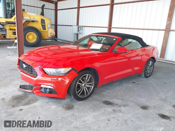 2016 Ford Mustang EcoBoost Premium z VIN 1FATP8UH5G5247265, wystawiony jako IAAI lot #42502161 z przebiegiem 116 460 mil mil oraz . Historia ofert i sprzedaży dostępna na DreamBid. Obrazek 18.