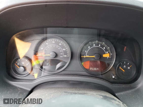 2015 Jeep Compass Sport with VIN 1C4NJCBB1FD118529, listed as a Copart auction lot 46229093 with 35,364 mi miles. Bid and sale history available at carsss.com. Image 9.