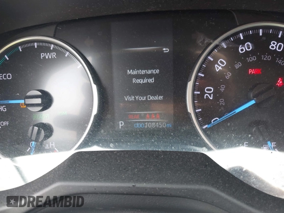 2021 Toyota RAV4 Hybrid LE with VIN 4T3MWRFVXMU019146, listed as a IAAI auction lot 42646836 with 108,450 mi miles and . Bid and sale history available at DreamBid. Image 7.