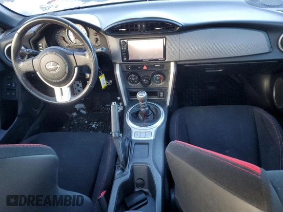 2016 Scion FR-S with VIN JF1ZNAA17G9701068, listed as a Copart auction lot 86732454 with 0 mi miles and Salvage Title. Bid and sale history available at carsss.com. Image 8.