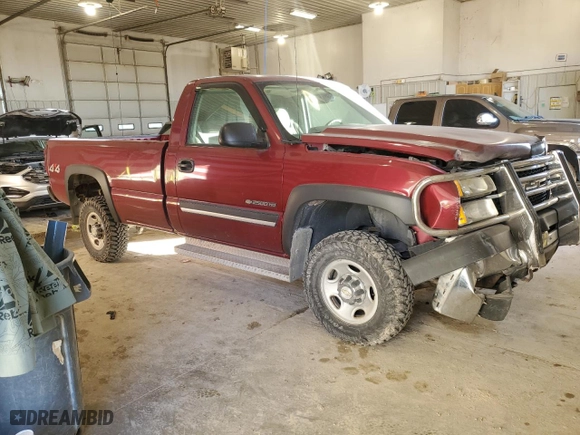 2007 Chevrolet Silverado 2500HD Classic Work Truck with VIN 1GCHK24U57E123134, listed as a Copart auction lot 84078994 with 160,160 mi miles and Salvage Title. Bid and sale history available at carsss.com. Image 4.