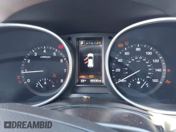 2018 Hyundai Santa Fe Ultimate with VIN 5XYZWDLA3JG571432, listed as a IAAI auction lot 42395245 with 69,330 mi miles and . Bid and sale history available at DreamBid. Image 7.