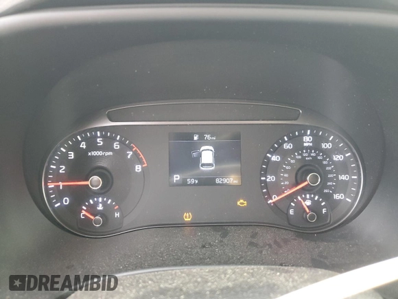 2020 Kia Soul LX with VIN KNDJ23AU3L7003181, listed as a Copart auction lot 42324525 with 82,907 mi miles and Salvage Title. Bid and sale history available at carsss.com. Image 9.