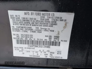 2014 Ford Police Interceptor z VIN 1FAHP2MK3EG124483, wystawiony jako IAAI lot #41018811 z przebiegiem 200 626 mil mil oraz . Historia ofert i sprzedaży dostępna na DreamBid. Obrazek 9.