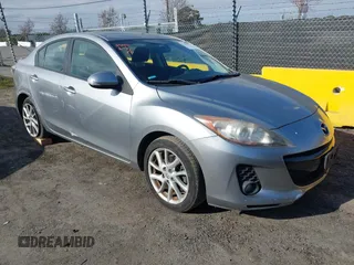 2012 Mazda 3 s Touring with VIN JM1BL1V56C1667907, listed as a IAAI auction lot 41447469 with 93,497 mi miles. Bid and sale history available at carsss.com. Image 1.
