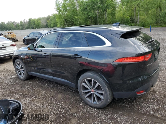 2018 Jaguar F-Pace 30t Prestige with VIN SADCK2GX6JA202895, listed as a Copart auction lot 60960074 with 72,674 mi miles and Clean title. Bid and sale history available at DreamBid. Image 2.