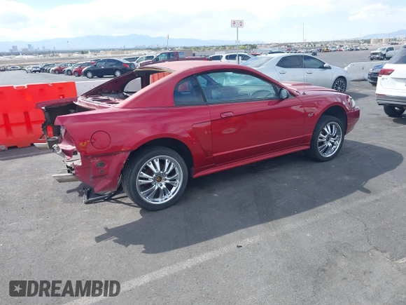 2003 Ford Mustang GT Deluxe with VIN 1FAFP42X43F363173, listed as a IAAI auction lot 42086161 with 103,828 mi miles. Bid and sale history available at carsss.com. Image 4.