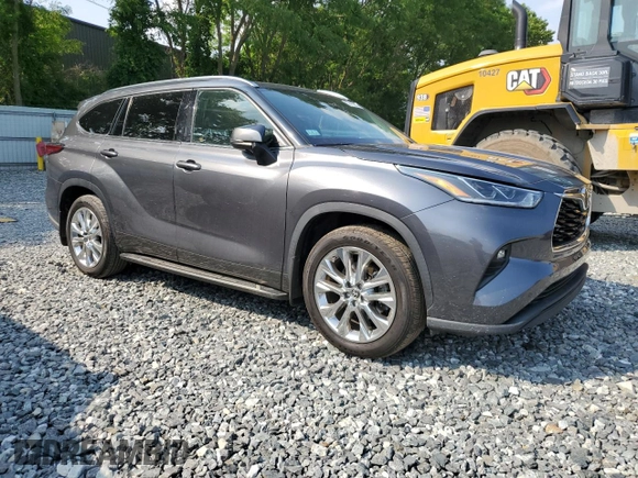 2020 Toyota Highlander Limited with VIN 5TDDZRBH2LS035946, listed as a Copart auction lot 57415655 with 47,018 mi miles and Salvage title. Bid and sale history available at DreamBid. Image 4.
