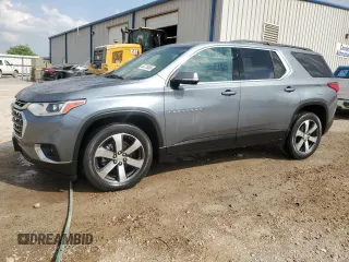 2021 Chevrolet Traverse LT Leather with VIN 1GNERHKW7MJ213448, listed as a Copart auction lot 50715005 with 64,179 mi miles and Clean Title. Bid and sale history available at carsss.com. Image 1.