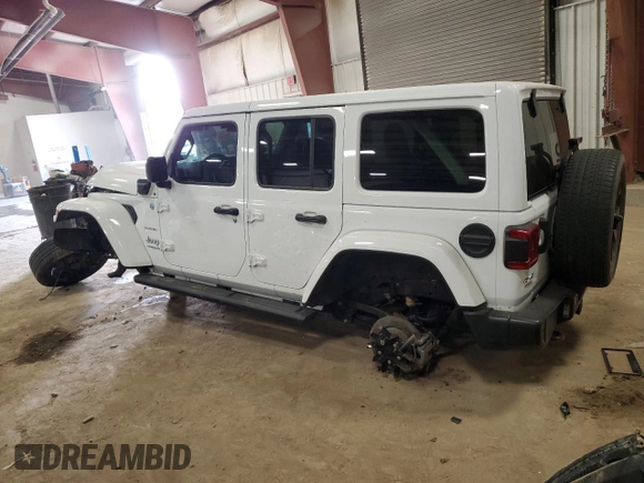 2021 Jeep Wrangler Unlimited Sahara с VIN 1C4JJXP61MW868399, выставлен на аукционе Copart как лот 49039445 с пробегом 35 387 миль миль и На запчасти • Non repairable. История ставок и продаж доступна на DreamBid. Изображение 2.