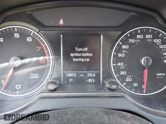 2016 Audi Q5 Premium Plus with VIN WA1L2AFP2GA126019, listed as a IAAI auction lot 42039552 with 138,072 mi miles. Bid and sale history available at carsss.com. Image 7.