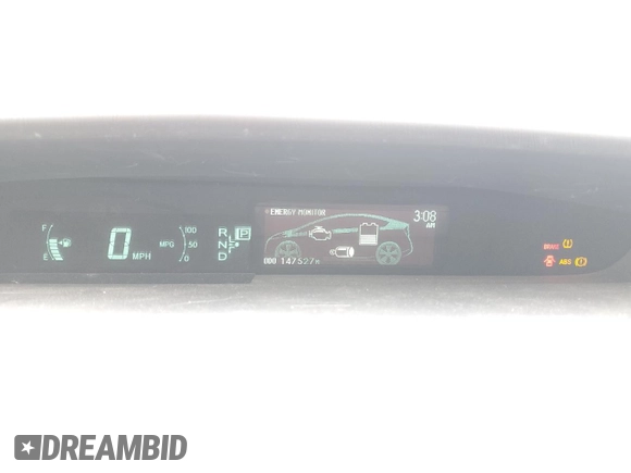 2010 Toyota Prius II with VIN JTDKN3DU9A1037438, listed as a Copart auction lot 47342535 with 147,527 mi miles and Salvage Title. Bid and sale history available at carsss.com. Image 9.