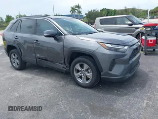2022 Toyota RAV4 XLE with VIN 2T3W1RFV9NC182736, listed as a IAAI auction lot 42653467 with 30,225 mi miles and . Bid and sale history available at DreamBid. Image 1.