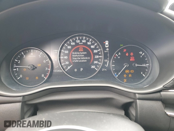 2019 Mazda 3 S Carbon Edition with VIN JM1BPBCM3K1123710, listed as a Copart auction lot 63765644 with 137,243 mi miles and Salvage title. Bid and sale history available at DreamBid. Image 9.