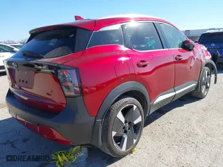 2025 Nissan Kicks SR with VIN 3N8AP6DA3SL303659, listed as a IAAI auction lot 41487639 with 14,454 mi miles. Bid and sale history available at carsss.com. Image 4.