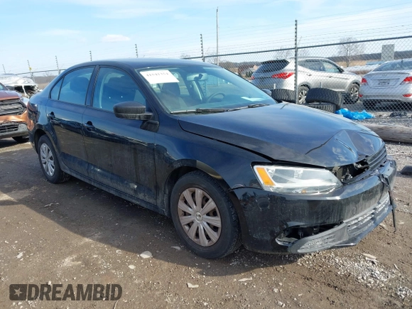 2011 Volkswagen Jetta Sedan S with VIN 3VW2K7AJ7BM374332, listed as a IAAI auction lot 41541354 with 142,306 mi miles. Bid and sale history available at carsss.com. Image 1.