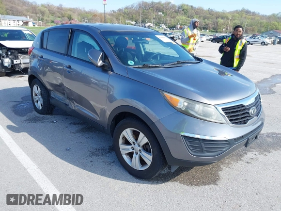 2013 Kia Sportage LX with VIN KNDPB3A24D7365157, listed as a IAAI auction lot 41968652 with 137,055 mi miles and . Bid and sale history available at DreamBid. Image 1.