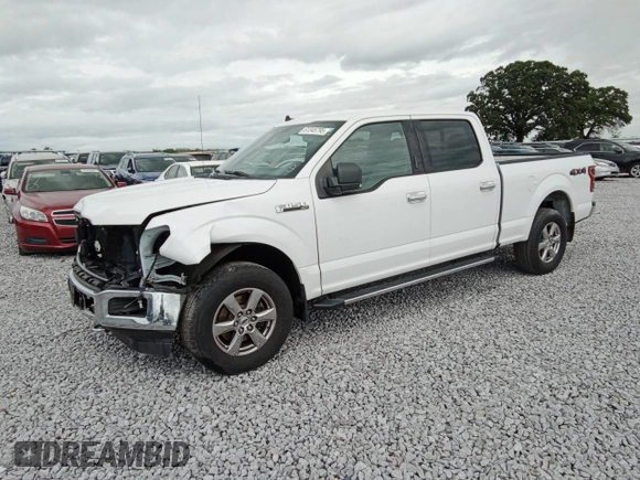 2019 Ford F-150 XL with VIN 1FTFW1E4XKFA16846, listed as a Copart auction lot 61345795 with 128,587 mi miles and Salvage title. Bid and sale history available at DreamBid. Image 1.