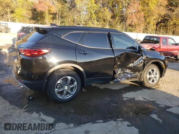 2024 Chevrolet Blazer LT with VIN 3GNKBDR46RS176354, listed as a Copart auction lot 83438174 with 5,324 mi miles and Salvage title. Bid and sale history available at DreamBid. Image 3.
