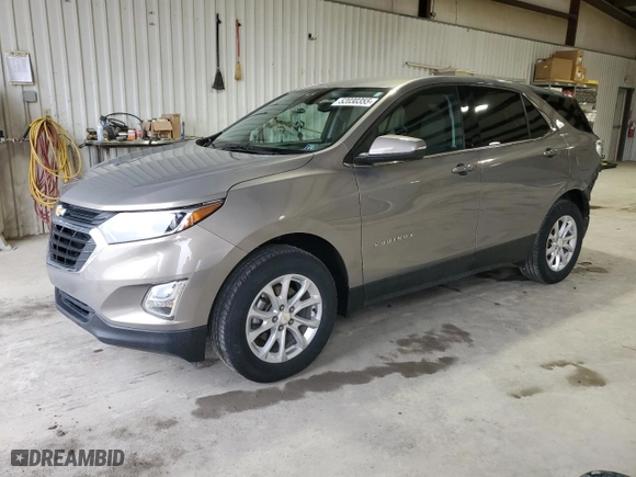 2019 Chevrolet Equinox LT with VIN 3GNAXUEV2KS505715, listed as a Copart auction lot 52030355 with 83,650 mi miles and Salvage Title. Bid and sale history available at carsss.com. Image 1.