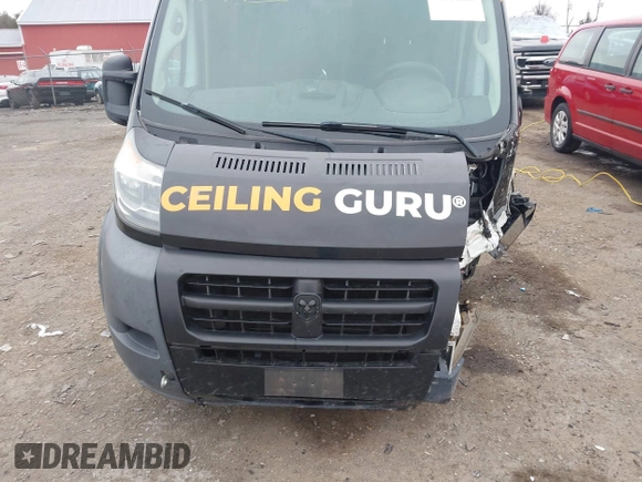 2017 Ram ProMaster Cargo with VIN 3C6TRVBG3HE543864, listed as a IAAI auction lot 41544335 with 81,224 mi miles and . Bid and sale history available at carsss.com. Image 13.