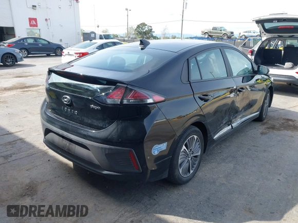 2021 Hyundai Ioniq SE with VIN KMHC65LD3MU249765, listed as a IAAI auction lot 41986977 with 63,363 mi miles and . Bid and sale history available at DreamBid. Image 4.