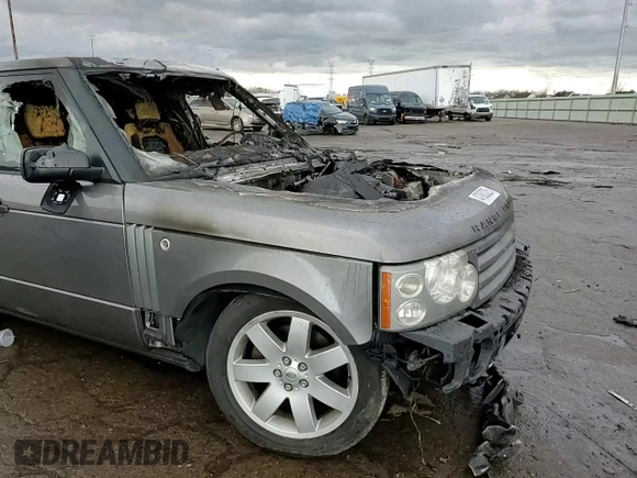 2007 Land Rover Range Rover HSE z VIN SALMF15437A240576, wystawiony jako Copart lot #47800325 z przebiegiem Nie podano mil oraz Szkoda całkowita • Salvage title. Historia ofert i sprzedaży dostępna na DreamBid. Obrazek 10.