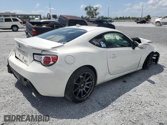 2015 Scion FR-S with VIN JF1ZNAA1XF8705667, listed as a Copart auction lot 52681035 with 124,971 mi miles and Salvage Title. Bid and sale history available at carsss.com. Image 3.