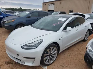 2020 Tesla Model 3 Standard Range Plus with VIN 5YJ3E1EA1LF738062, listed as a IAAI auction lot 41747581 with 41,897 mi miles. Bid and sale history available at carsss.com. Image 16.