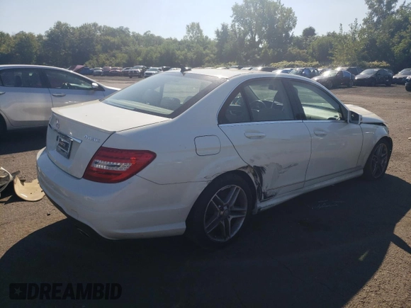 2012 Mercedes-Benz C 300 Sport with VIN WDDGF8BB3CR191350, listed as a Copart auction lot 69583404 with 116,462 mi miles and Salvage title. Bid and sale history available at DreamBid. Image 3.