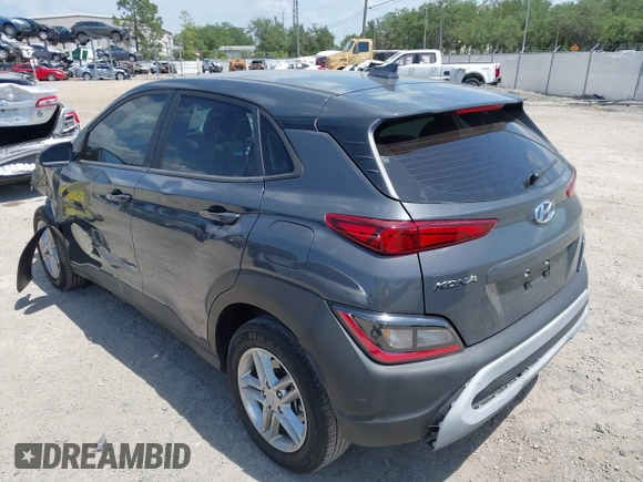 2023 Hyundai Kona SE with VIN KM8K2CAB4PU044179, listed as a IAAI auction lot 42011253 with 14,448 mi miles. Bid and sale history available at carsss.com. Image 3.