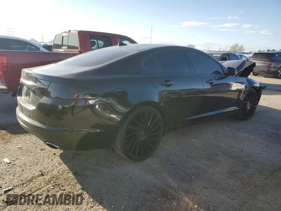 2013 Jaguar XF RWD with VIN SAJWA0ESXDPU05766, listed as a Copart auction lot 48254405 with 72,055 mi miles and Salvage Title. Bid and sale history available at DreamBid. Image 3.
