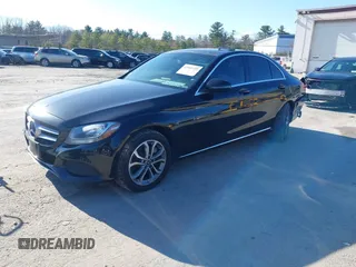 2018 Mercedes-Benz C 300 with VIN WDDWF4KB3JR349672, listed as a IAAI auction lot 42001121 with 76,496 mi miles and . Bid and sale history available at DreamBid. Image 2.