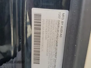 2008 Audi A4 2.0T с VIN WAUAF48H98K008325, выставлен на аукционе Copart как лот 78124414 с пробегом Не указан миль и Списание • Salvage title. История ставок и продаж доступна на DreamBid. Изображение 12.