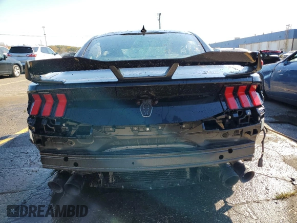 2024 Ford Mustang Dark Horse with VIN 1FA6P8R01R5505946, listed as a Copart auction lot 76901344 with 1,162 mi miles and Salvage Title. Bid and sale history available at carsss.com. Image 6.
