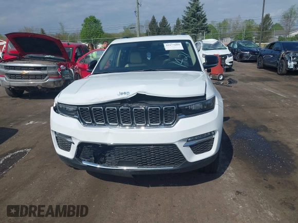 2022 Jeep Grand Cherokee Limited with VIN 1C4RJHBG0N8521421, listed as a IAAI auction lot 42177684 with 46,058 mi miles and . Bid and sale history available at DreamBid. Image 12.